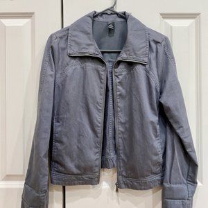 Prana Womens XS Lookout Jacket Gray/Blue Organic